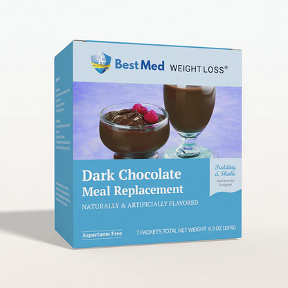 BestMed Dark Chocolate Pudding & Shake Meal Replacement (7ct)