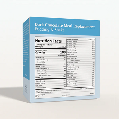 BestMed Dark Chocolate Pudding & Shake Meal Replacement (7ct)