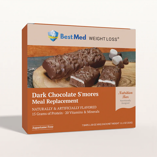 BestMed Meal Replacement Protein Bar, Chocolate S'mores (7ct)