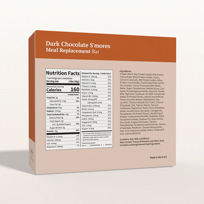 BestMed Meal Replacement Protein Bar, Chocolate S'mores (7ct)