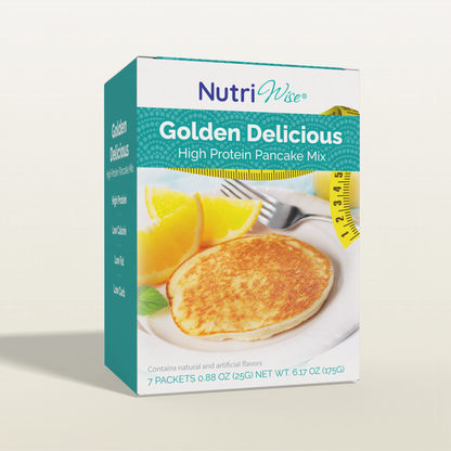 HealthWise Golden Delicious High-Protein Pancake Mix (7/Box)