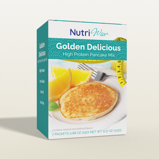 NutriWise Golden Delicious High-Protein Pancake Mix (7/Box)