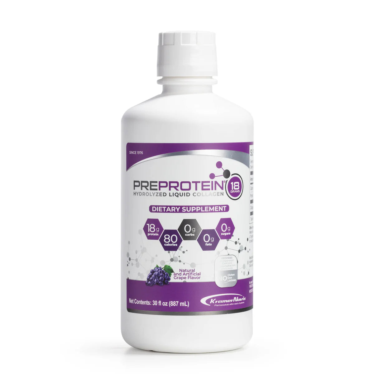 PreProtein 18g Liquid Predigested | High-Protein | Grape 30oz
