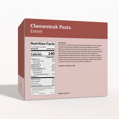 BestMed Protein Meal, Cheesesteak Pasta Entree (7ct)