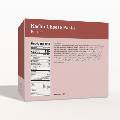 BestMed Protein Meal, Nacho Cheese Pasta Entree (7ct)