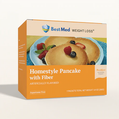 BestMed Protein Pancake, Homestyle with High-Fiber (7ct)