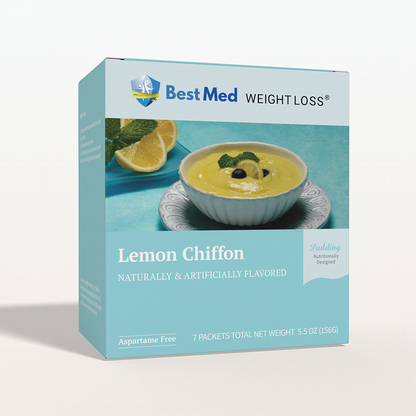 BestMed High-Protein, Low-Carb Pudding, Lemon Chiffon (7ct)