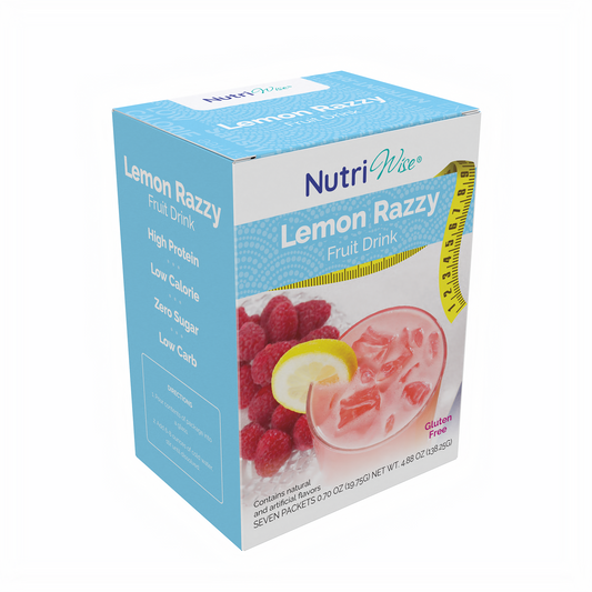 NutriWise Lemon Razzy Fruit Drink (7/Box)