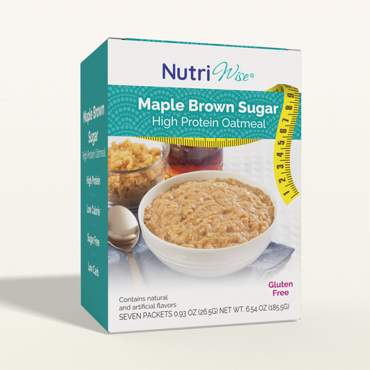 NutriWise High-Protein Oatmeal with Maple Brown Sugar (7/Box)