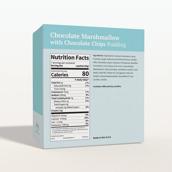 BestMed Protein Pudding, Marshmallow Chocolate Chip (7ct)