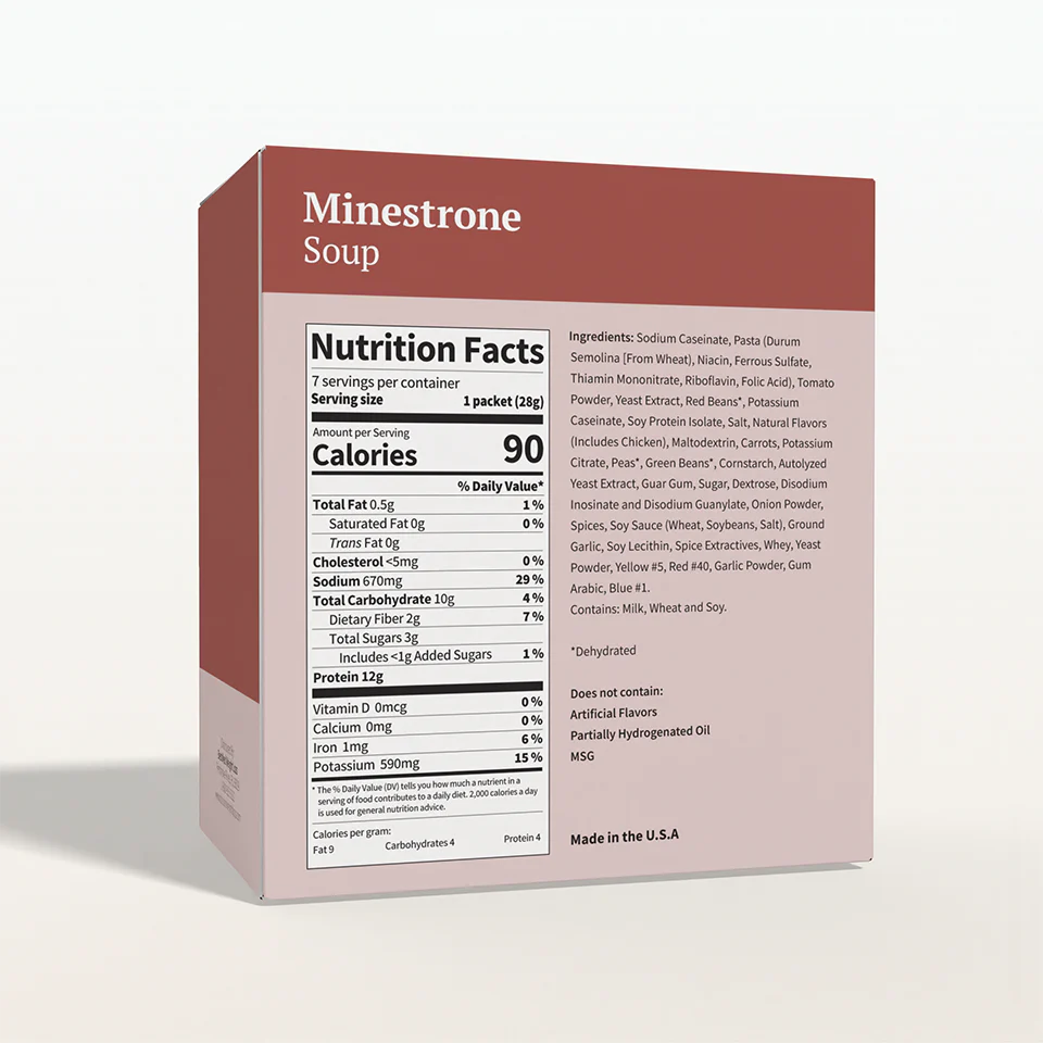 BestMed High-Protein Minestrone Soup (7ct)