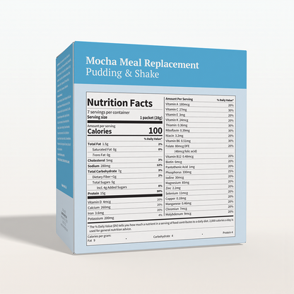 BestMed Pudding & Shake, Mocha | Meal Replacement Shake (7/ct)