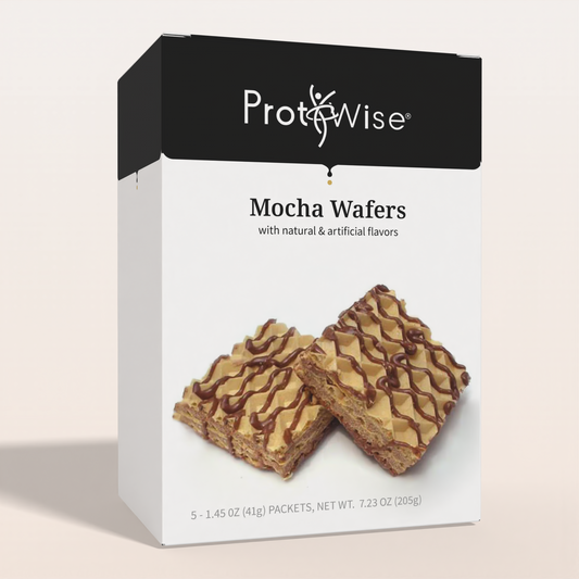 🎁 ProtiWise Mocha Wafers | High in Protein (5ct) (100% off)