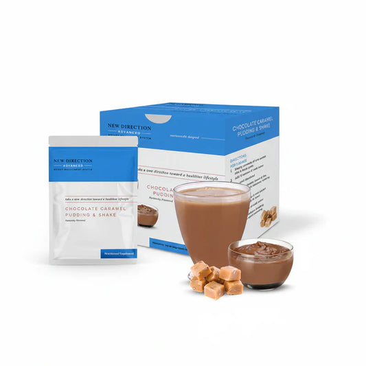 New Direction Chocolate Caramel Pudding Shake | 27g Protein (7ct)