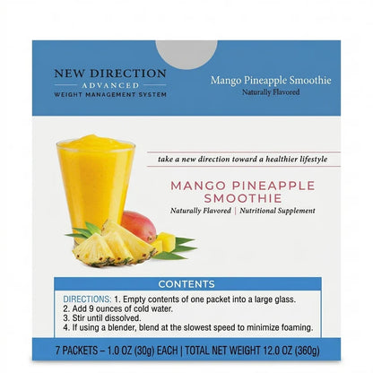 New Direction Mango Pineapple Smoothie | 27g Protein (7ct)