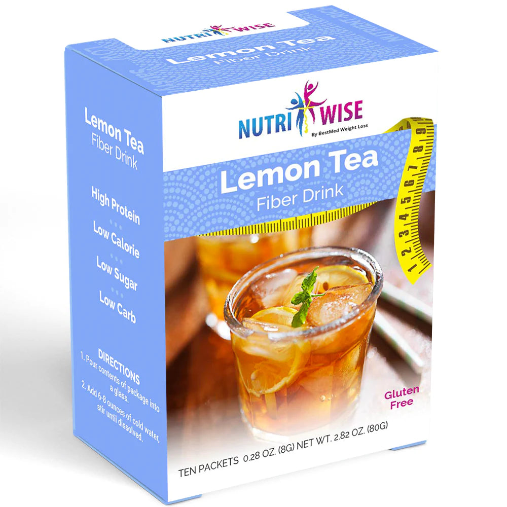 NutriWise Lemon Tea High Fiber Drink (10/Box)