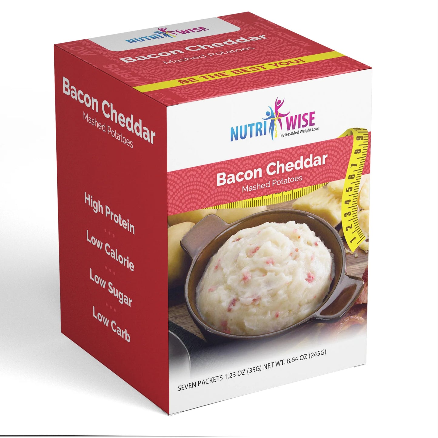 NutriWise Bacon Cheddar Mashed Potatoes (7/Box)