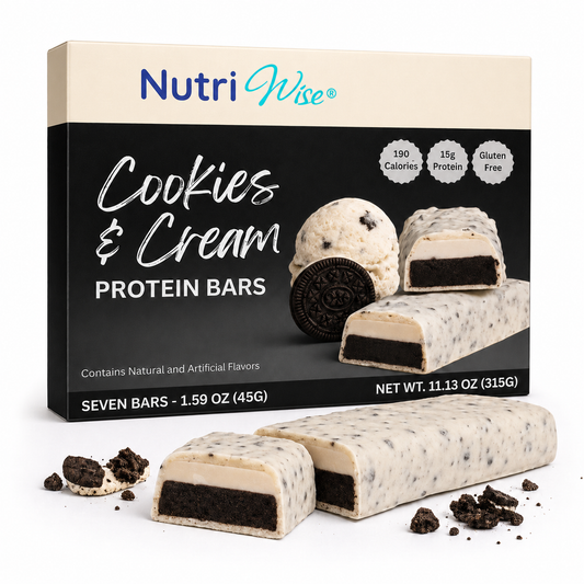 NutriWise Cookies & Cream Bars (7ct)