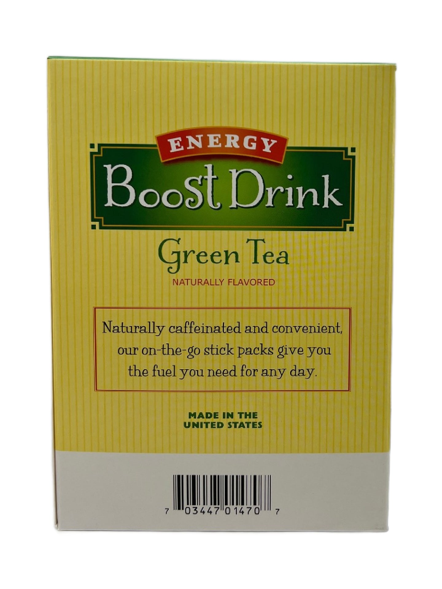 NutriWise Energy Boost Drink | Green Tea (21/box)