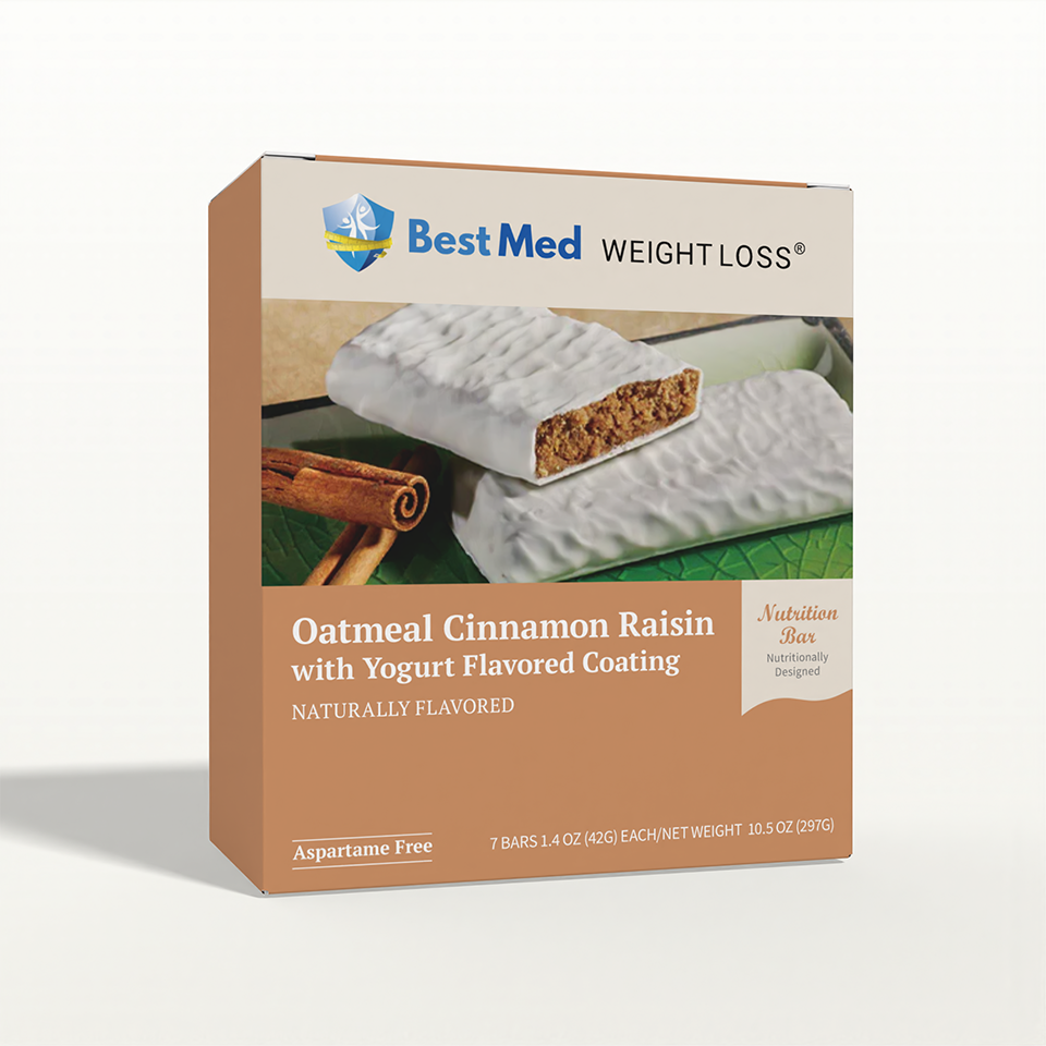 BestMed High-Protein Snack Bar, Oatmeal Cinnamon (7ct)