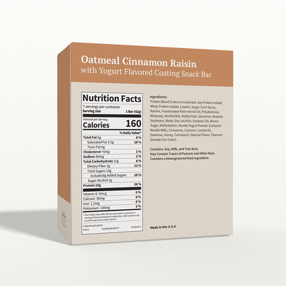 BestMed High-Protein Snack Bar, Oatmeal Cinnamon (7ct)