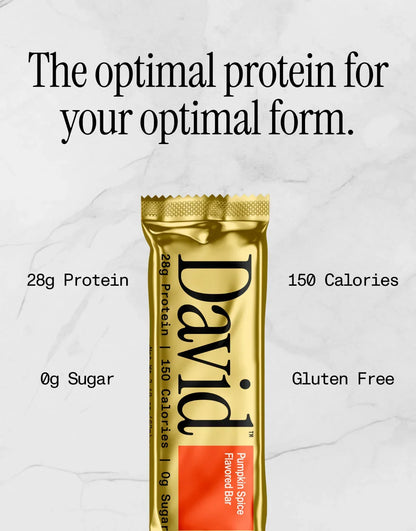 David Bars 28g High-Protein | Pumpkin Spice Bars (12ct)