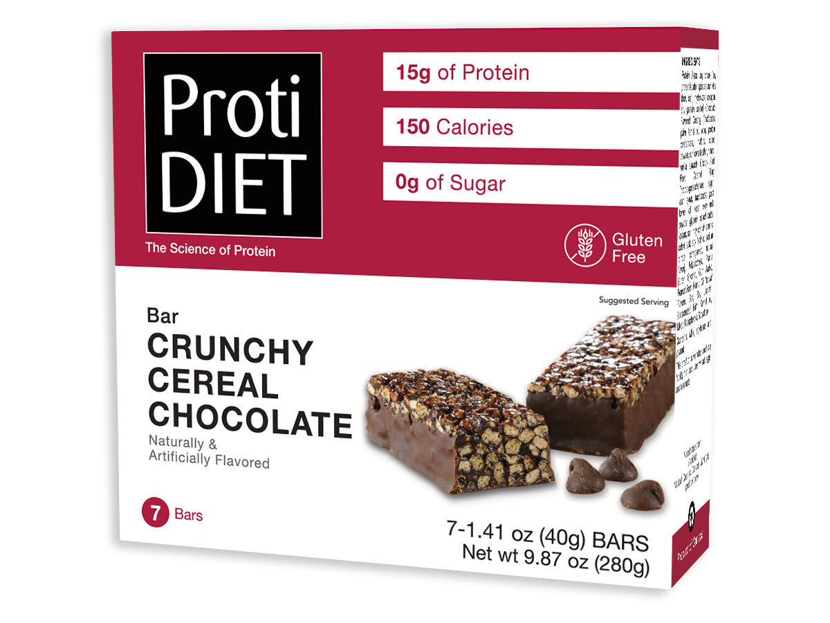 ProtiDiet - Crunchy Cereal Chocolate Bar (7/Box) - Doctors Weight Loss