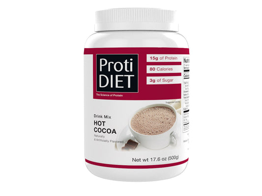 ProtiDiet - Hot Cocoa Mix Jar (21 servings) - EXPIRES 09/22 - Doctors Weight Loss