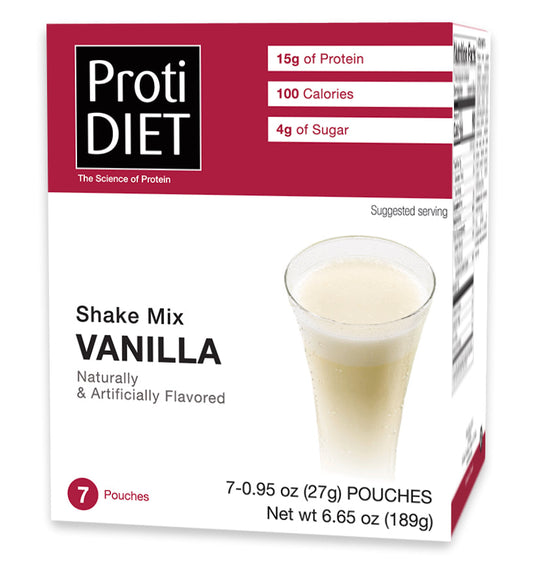 ProtiDiet - Vanilla Shake Mix (7/Box) - Doctors Weight Loss