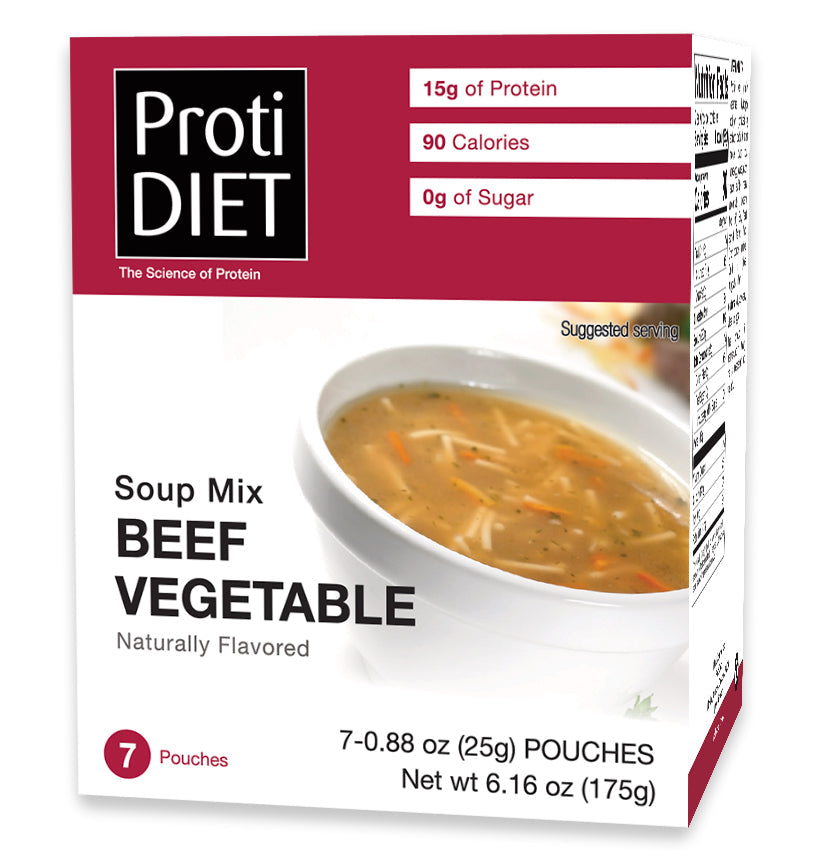 ProtiDiet - Beef Vegetable Soup (7/Box) - Doctors Weight Loss