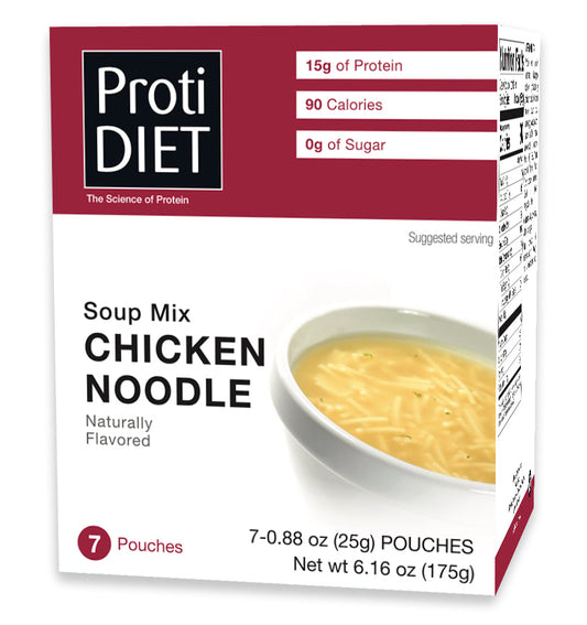 ProtiDiet - Chicken Noodle Soup Mix (7/Box) - Doctors Weight Loss