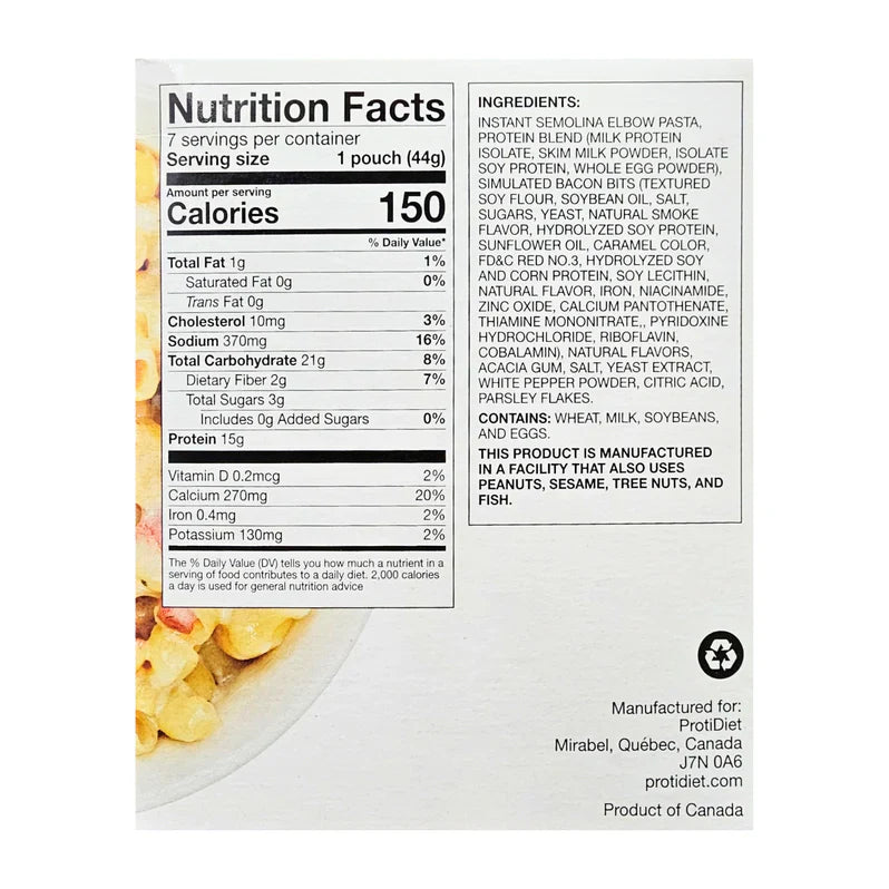 ProtiDIET Carbonara Pasta Entree (7ct)
