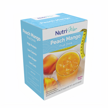 NutriWise Peach Mango Fruit Drink (7/Box)