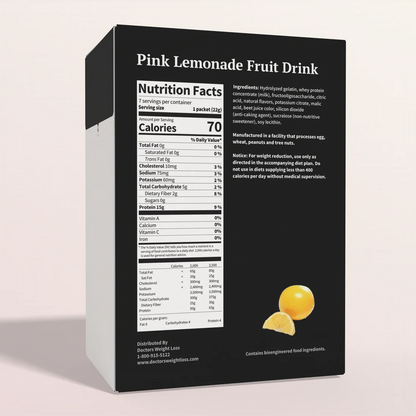 ProtiWise Pink Lemonade | Protein Fruit Drink (7ct)