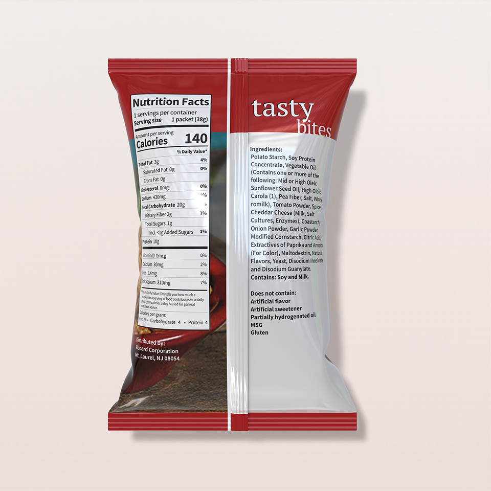 BestMed Tasty Bites, High-Protein Chips, Pizza (7ct)