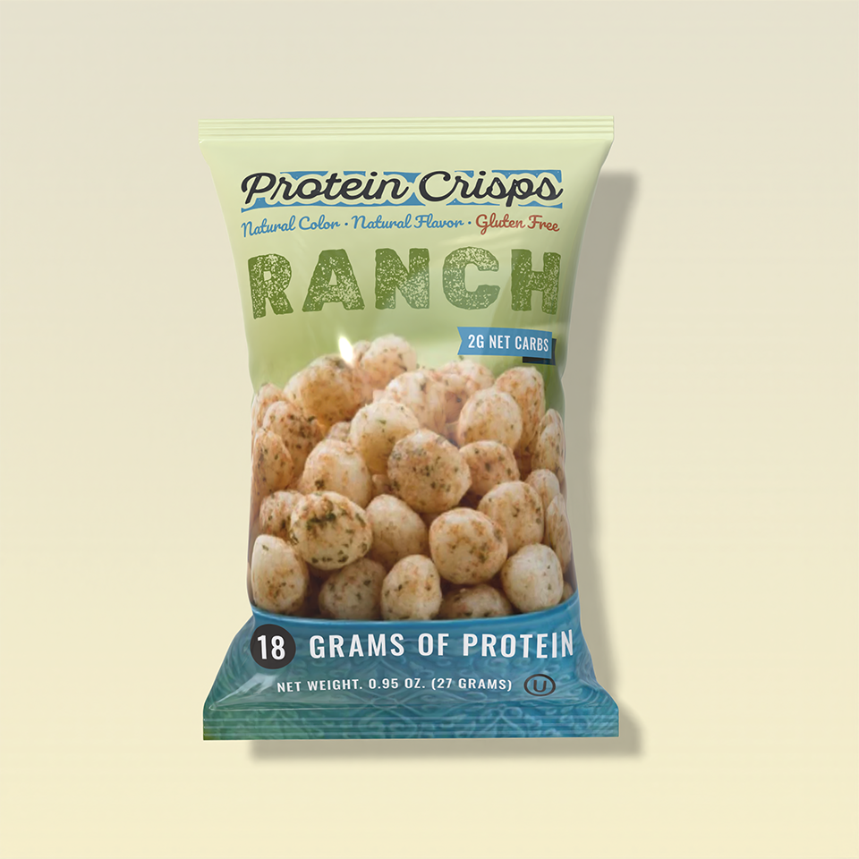 NutriWise Ranch 18g High-Protein Crisps (1ct)