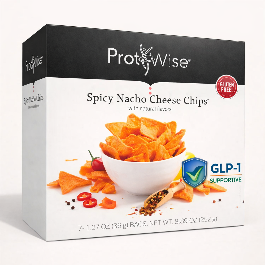 ProtiWise Spicy Nacho Cheese Protein Chips | GLP-1 Friendly (7ct)