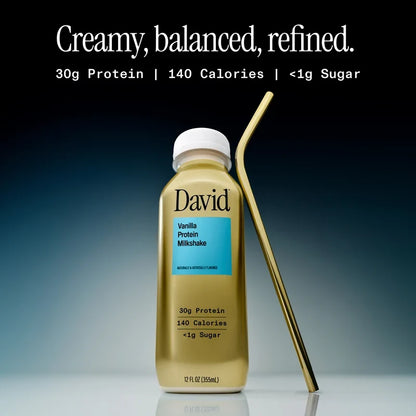 David 30g High-Protein Vanilla Milkshake (1 bottle)