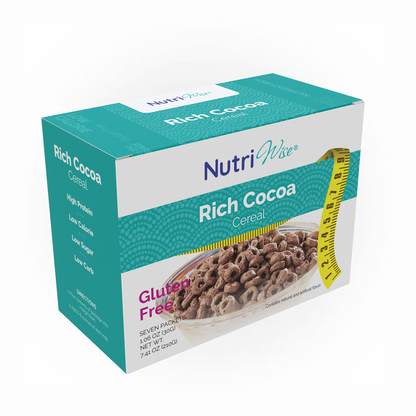 NutriWise Rich Cocoa Low-Carb Protein Cereal (7/Box)