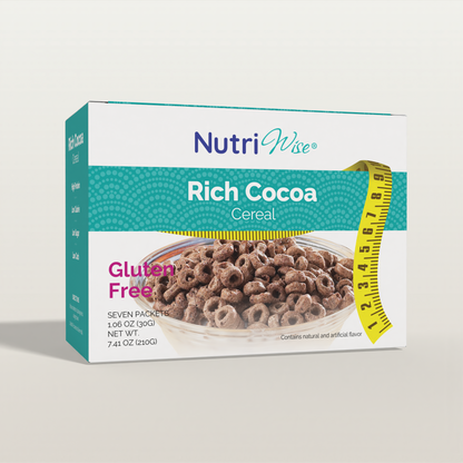 NutriWise Rich Cocoa Low-Carb Protein Cereal (7/Box)