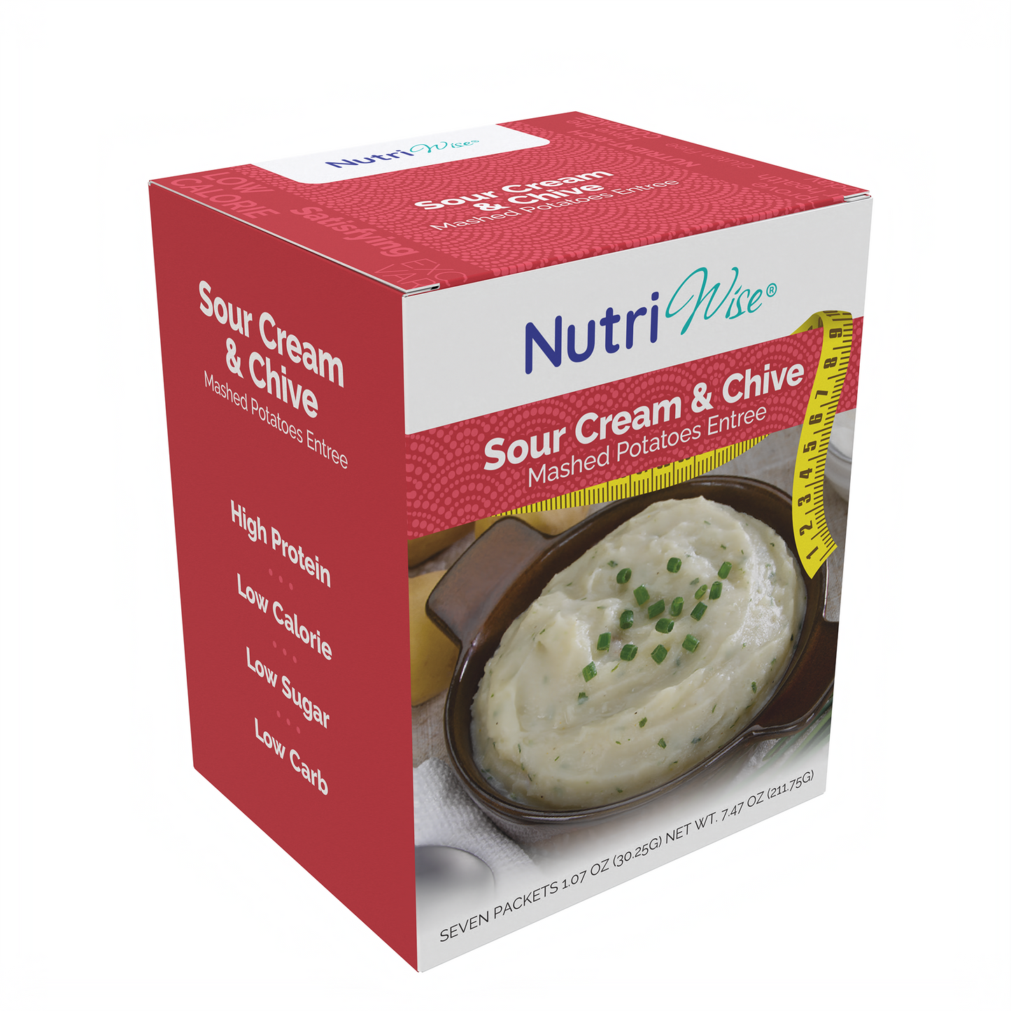 NutriWise Sour Cream & Chives Mashed Potatoes (7/Box)