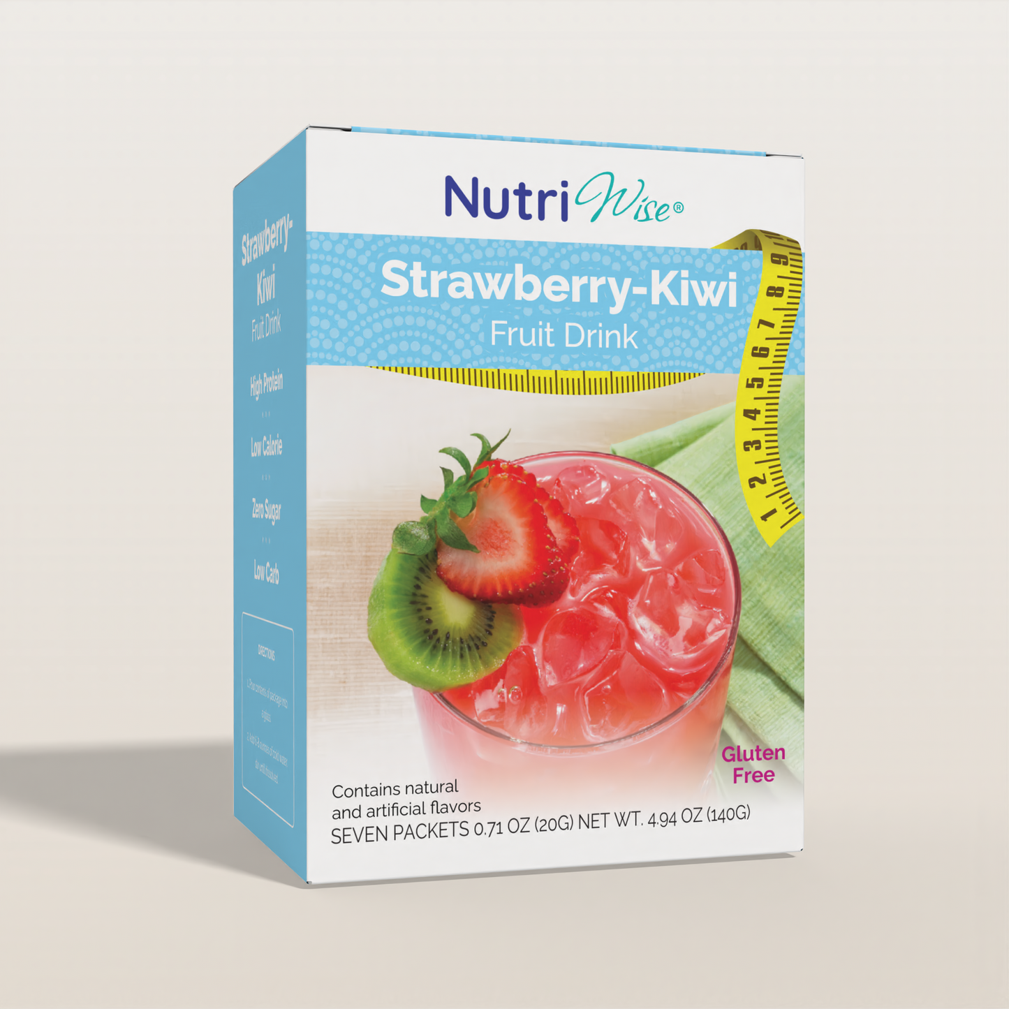 NutriWise Strawberry-Kiwi Fruit Drink (7/Box)