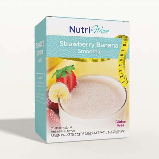 NutriWise Strawberry Banana Diet Protein Smoothie (7/Box)