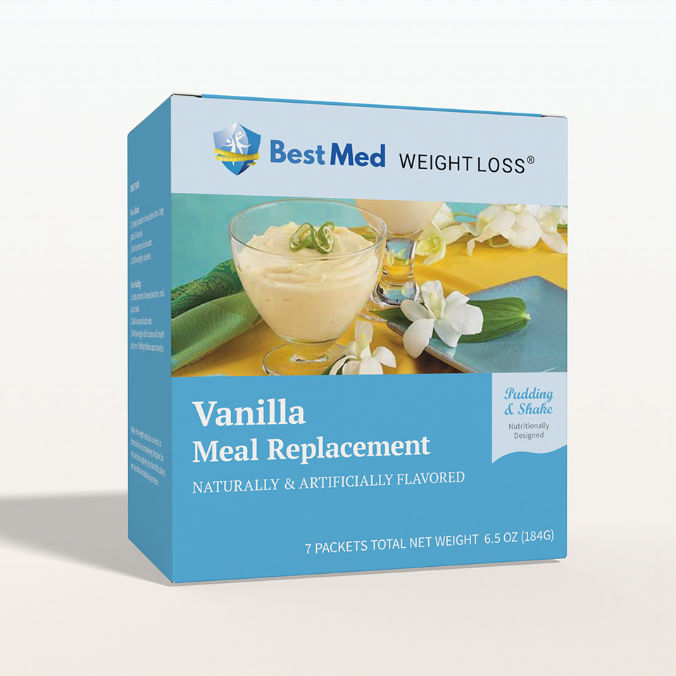 BestMed Pudding & Shake, Vanilla | Meal Replacement Shake (7/ct)