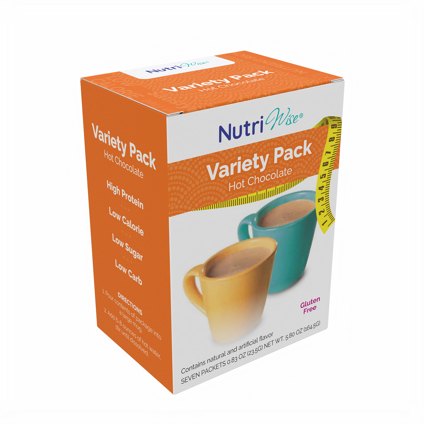 NutriWise Variety Pack Diet Hot Chocolate (7/Box)