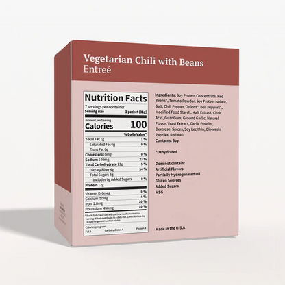 BestMed Protein Meal, Vegetarian Chili with Beans (7ct)