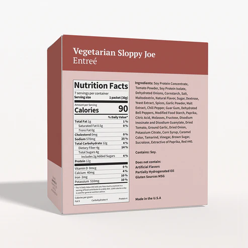 BestMed Protein Meal, Vegetarian Sloppy Joe (7ct)