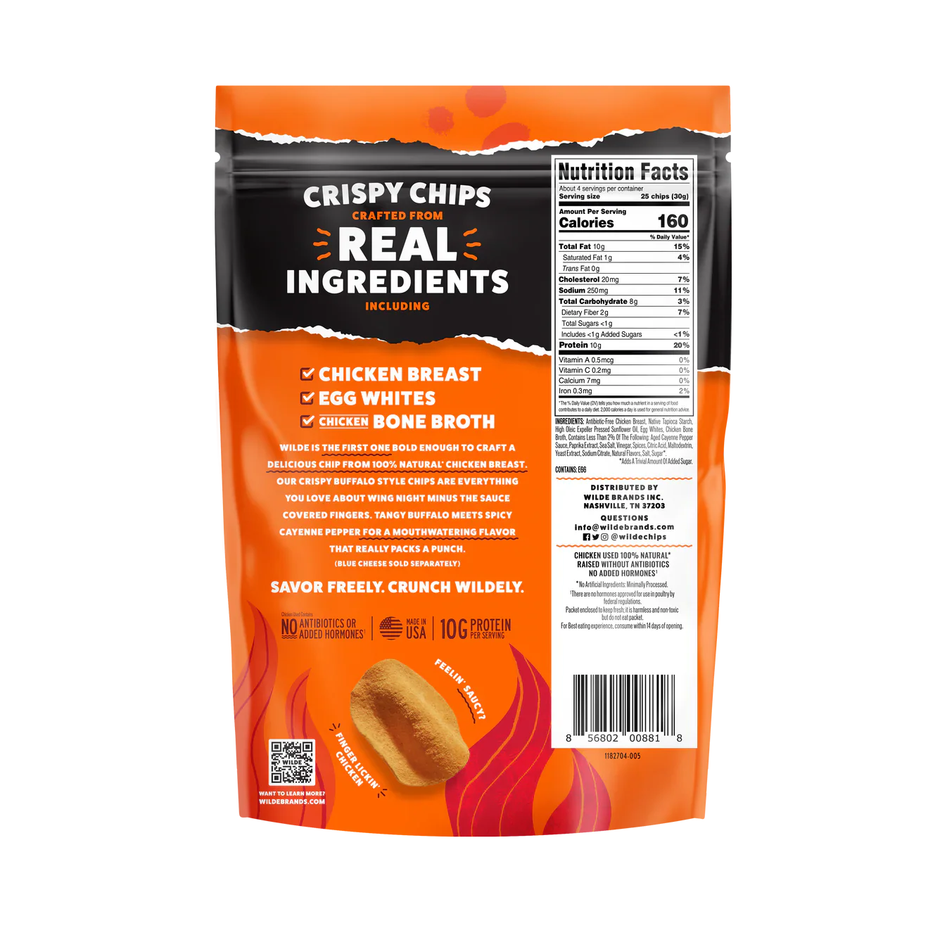 Wilde - Buffalo Chicken Chips 1ct