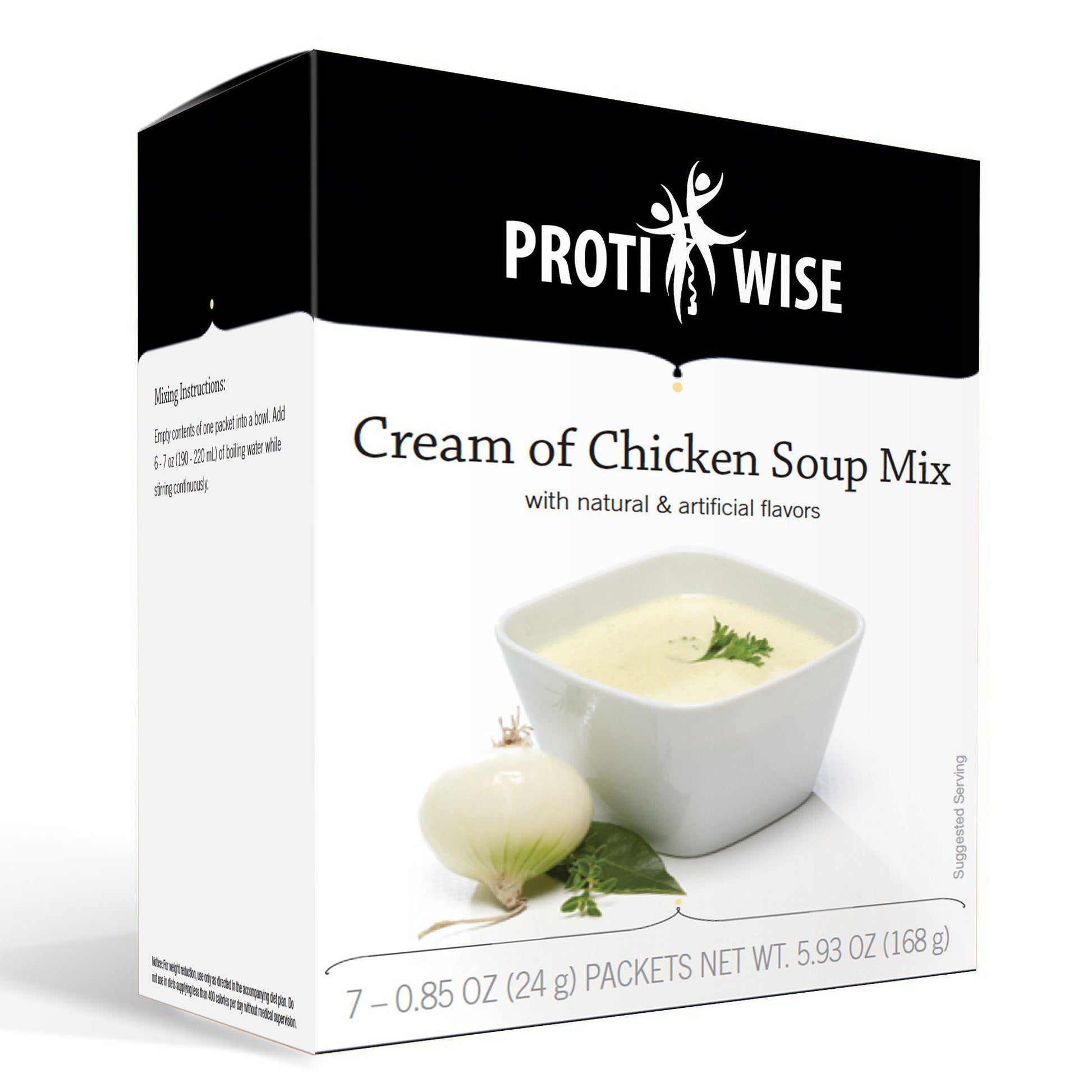 ProtiWise - Cream of Chicken Soup (7/Box) - Doctors Weight Loss