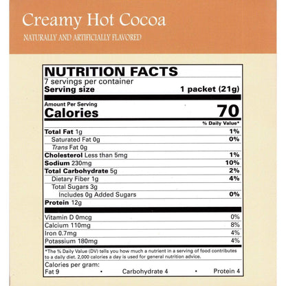 BestMed Creamy Hot Cocoa Nutrition - Doctors Weight Loss